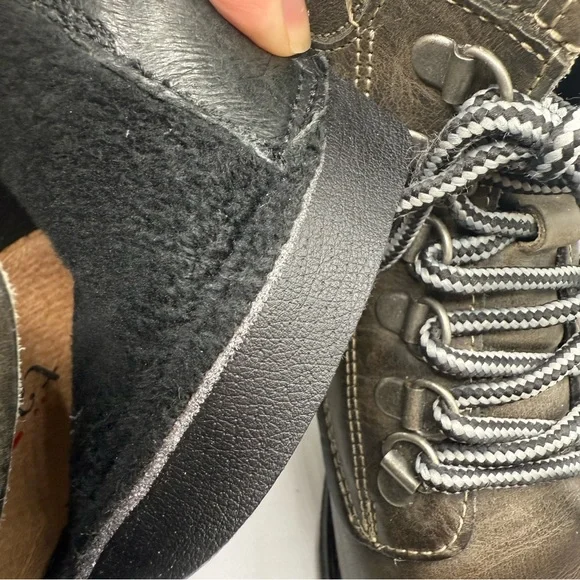 Taos Ringer Boots Women’s Size 6-6.5 Leather Combat Hiking Outdoors Lined - Picture 7 of 12